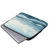 Seascape Serenity Laptop Sleeve (Voorkant onderkant)