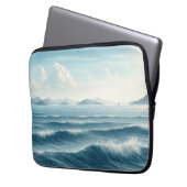 Seascape Serenity Laptop Sleeve (Voorkant Links)
