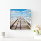 Seascape Vierkante Klok (Huis)