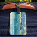 Seascape | Vincent Van Gogh Bagagelabel<br><div class="desc">Seascape nabij Les Saintes-Maries-de-la-Mer (1888) door de Nederlandse postpressionist Vincent Van Gogh. Origineel kunstwerk is een olie op het schilderij van de canvas die een boot op een abstracte blauwe oceaan afschildert. Gebruik de ontwerphulpmiddelen om douanetekst toe te voegen of het afbeelding te personaliseren.</div>