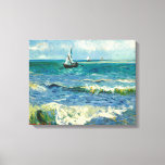 Seascape | Vincent Van Gogh Canvas Afdruk<br><div class="desc">Seascape nabij Les Saintes-Maries-de-la-Mer (1888) door de Nederlandse postpressionist Vincent Van Gogh. Origineel kunstwerk is een olie op het schilderij van de canvas die een boot op een abstracte blauwe oceaan afschildert. Gebruik de ontwerphulpmiddelen om douanetekst toe te voegen of het afbeelding te personaliseren.</div>