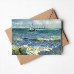 Seascape | Vincent Van Gogh Kaart<br><div class="desc">Seascape nabij Les Saintes-Maries-de-la-Mer (1888) door de Nederlandse postpressionist Vincent Van Gogh. Origineel kunstwerk is een olie op het schilderij van de canvas die een boot op een abstracte blauwe oceaan afschildert. Gebruik de ontwerphulpmiddelen om douanetekst toe te voegen of het afbeelding te personaliseren.</div>