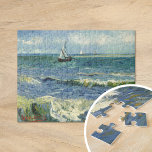 Seascape | Vincent Van Gogh Legpuzzel<br><div class="desc">Seascape nabij Les Saintes-Maries-de-la-Mer (1888) door de Nederlandse postpressionist Vincent Van Gogh. Origineel kunstwerk is een olie op het schilderij van de canvas die een boot op een abstracte blauwe oceaan afschildert. Gebruik de ontwerphulpmiddelen om douanetekst toe te voegen of het afbeelding te personaliseren.</div>