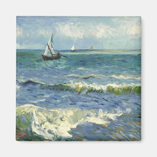 Seascape | Vincent Van Gogh Magneet (Voorkant)