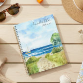 Seascape Waterverf Beach Ocean Personalized Planner