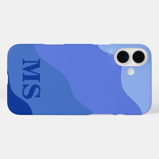 Seascape with Beach, Great Wave & Mount Sea Case (Achterkant (horizontaal))