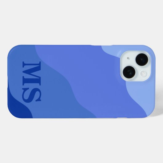 Seascape with Beach, Great Wave & Mount Sea Case (Achterkant (horizontaal))