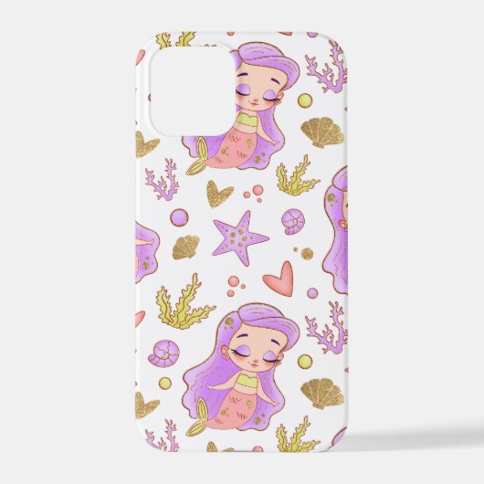 Seascape with Beach, Great Wave & Mount Sea Case iPhone Hoesje (Achterkant)