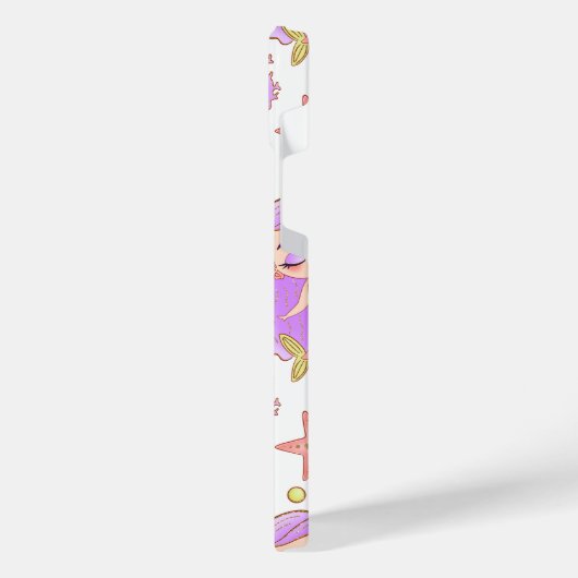 Seascape with Beach, Great Wave & Mount Sea Case iPhone Hoesje (Linkerkant)