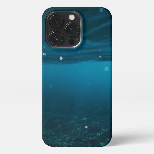 Seascape with Beach, Great Wave & Mount Sea Case iPhone Hoesje (Achterkant)