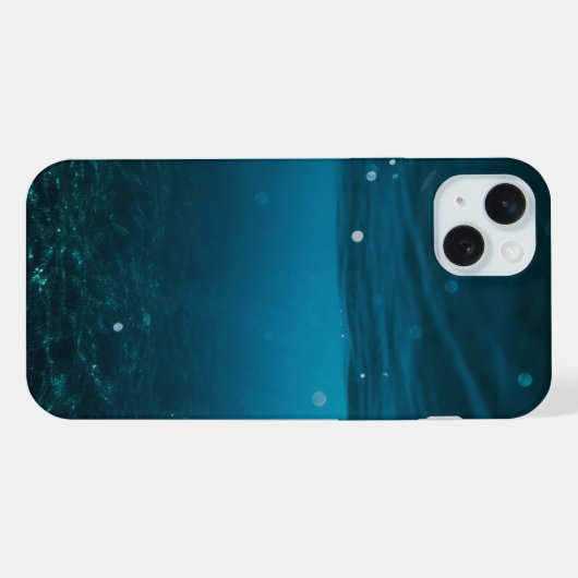 Seascape with Beach, Great Wave & Mount Sea Case iPhone Hoesje (Achterkant horizontaal)