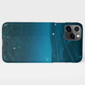 Seascape with Beach, Great Wave & Mount Sea Case iPhone Hoesje (Achterkant horizontaal)