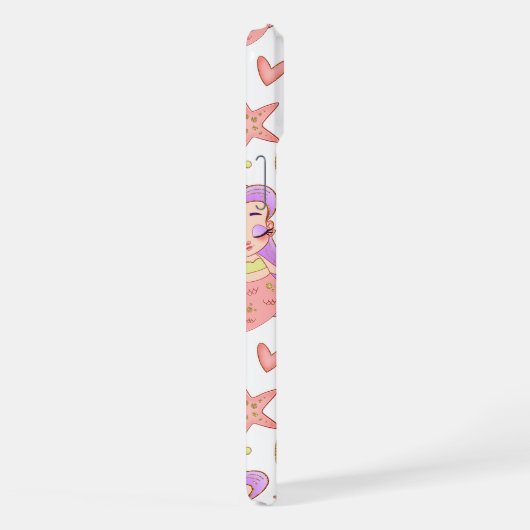 Seascape with Beach, Great Wave & Mount Sea Case iPhone Hoesje (Rechterkant)