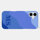 Seascape with Beach, Great Wave & Mount Sea Case iPhone Hoesje (Achterkant horizontaal)