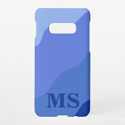 Seascape with Beach, Great Wave & Mount Sea Case Samsung Galaxy Hoesje (Achterkant)