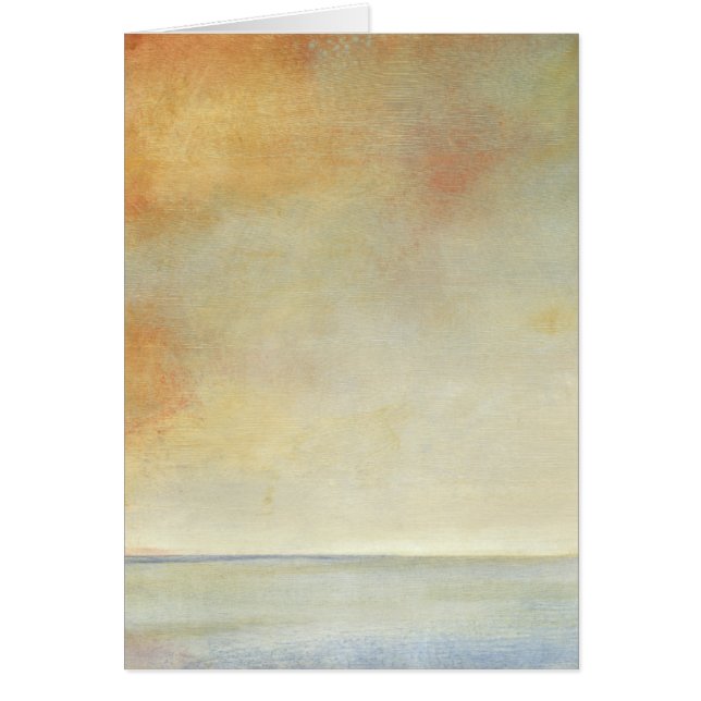 Seascape with Tranquil Orange Sunset (Voorkant)