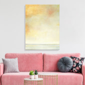 Seascape with Tranquil Orange Sunset Canvas Afdruk (Insitu (Woonkamer))