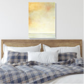 Seascape with Tranquil Orange Sunset Canvas Afdruk (Insitu (Slaapkamer))