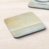 Seascape with Tranquil Orange Sunset Drankjes Onderzetter (Linkerzijde)