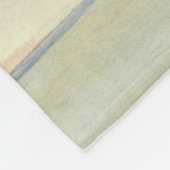 Seascape with Tranquil Orange Sunset Fleece Deken (Hoek)