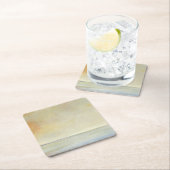 Seascape with Tranquil Orange Sunset Kartonnen Onderzetters (Insitu)