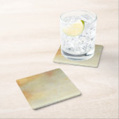 Seascape with Tranquil Orange Sunset Kartonnen Onderzetters (Insitu)