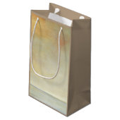 Seascape with Tranquil Orange Sunset Klein Cadeauzakje (Achterkant Gekanteld)