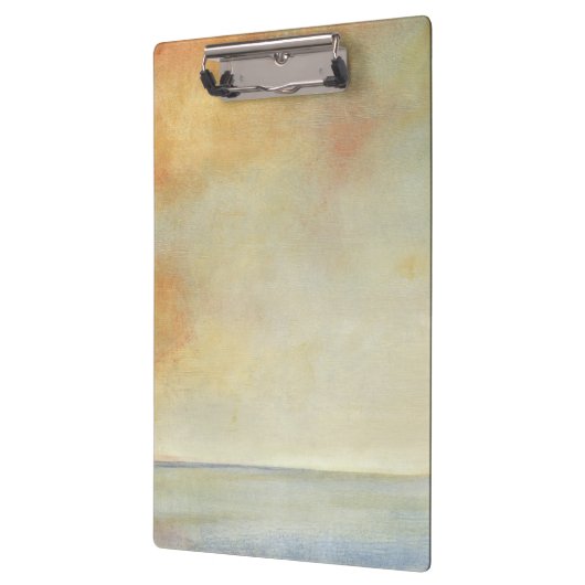 Seascape with Tranquil Orange Sunset Klembord (Links)