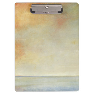 Seascape with Tranquil Orange Sunset Klembord