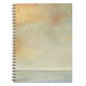 Seascape with Tranquil Orange Sunset Notitieboek (Voorkant)