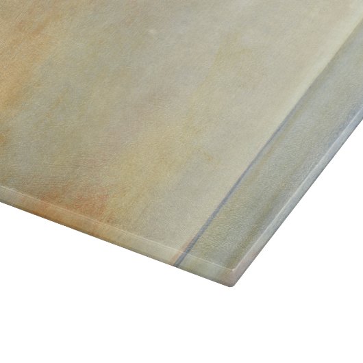 Seascape with Tranquil Orange Sunset Snijplank (Hoek)