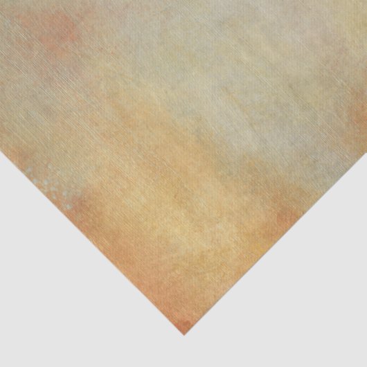 Seascape with Tranquil Orange Sunset Tissuepapier (Detail)