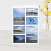 Seascapes 19e verjaardagskaart kaart (Gele Bloem)