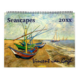 Seascapes en rivieren door Vincent van Gogh Kalender