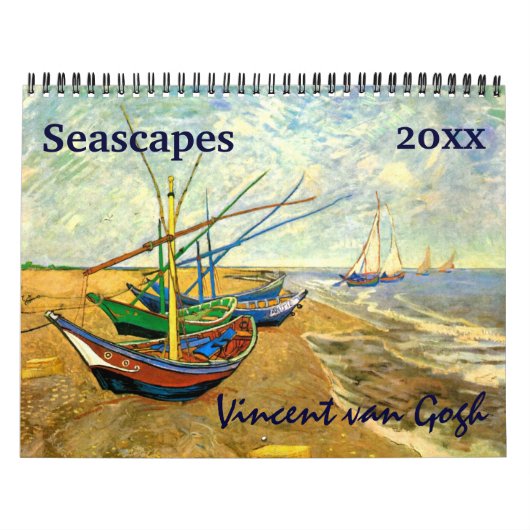 Seascapes en rivieren door Vincent van Gogh Kalender (Hoes)