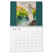 Seascapes Lighthouse Agenda Kalender (Jan 2027)