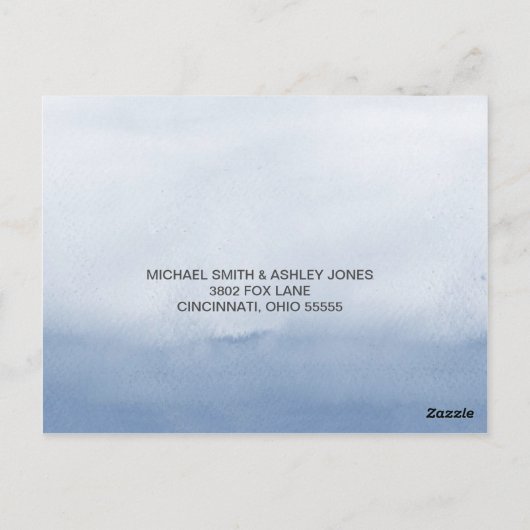 Seascapes RSVP/ Response Briefkaart (Achterkant)