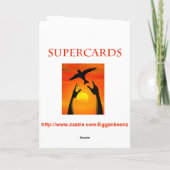 Seascapes verjaardagskaart- gewoon een naam toevoe kaart (Achterkant)