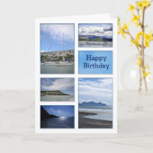 Seascapes verjaardagskaart kaart (Gele Bloem)