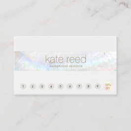 Seashell 10 Punch Klantloyaliteit Afspraak Visitekaartje