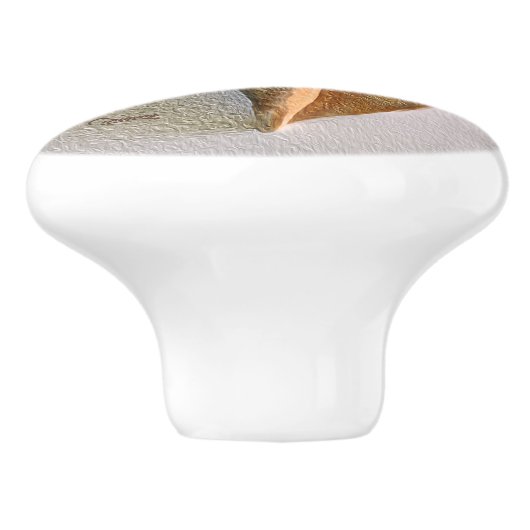 Seashell 2 R - Knob Keramische Knop (Zijkant)