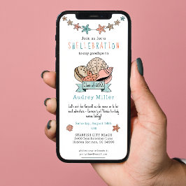 Seashell Afstuderen weg Vaarwel Kaart