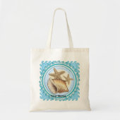 Seashell and Starfish Tote Bag (Voorkant)