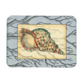 Seashell and Tree Branches Magneet (Horizontaal)