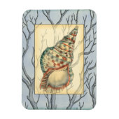 Seashell and Tree Branches Magneet (Verticaal)