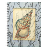 Seashell and Tree Branches Notitieboek (Voorkant)