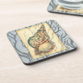 Seashell and Tree Branches Onderzetter (Linkerzijde)