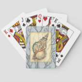 Seashell and Tree Branches Pokerkaarten (Achterkant)