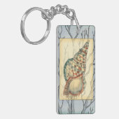 Seashell and Tree Branches Sleutelhanger (Voorkant Links)