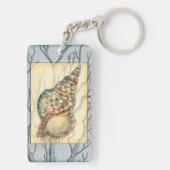 Seashell and Tree Branches Sleutelhanger (achterkant)